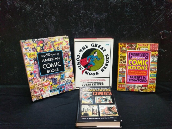 4 hardback comic books