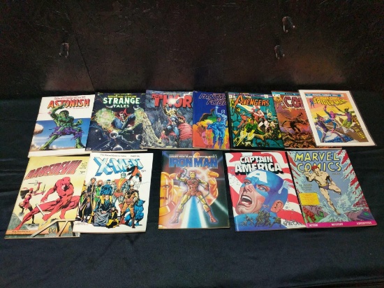 12 Marvel Comics index books