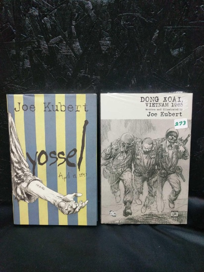 2 Joe kubert books - Yossel & Dong Xoai vietnam 1965