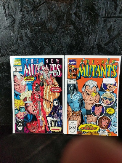 The New Mutants comic books issues 87 and 98