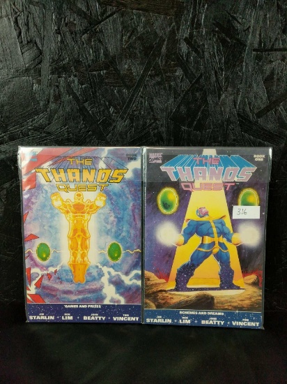 The Thanos Quest book one and two