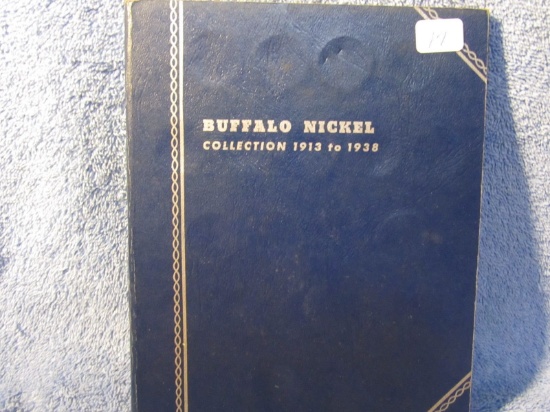 32 DIFFERENT BUFFALO NICKELS IN FOLDER 1915-38D