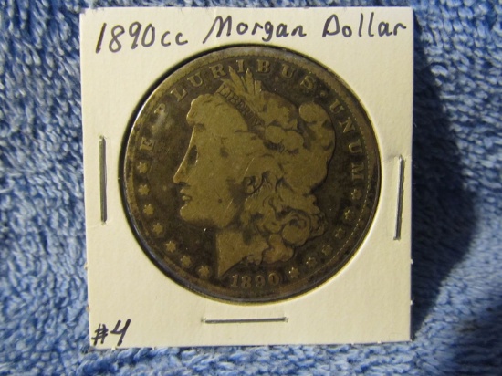 1890CC MORGAN DOLLAR VG