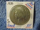 1928 PEACE DOLLAR XF