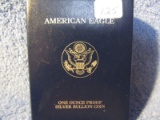 2001 PROOF U.S. SILVER EAGLE