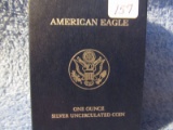 2011 BURNISHED U.S. SILVER EAGLE