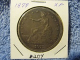 1877 TRADE DOLLAR XF