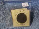 1845,48, LARGE CENTS (2-COINS)