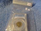 1936S LINCOLN CENT PCGS MS64 BN & 1936 NICKEL PCGS G4