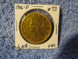 1906D $10. LIBERTY GOLD AU
