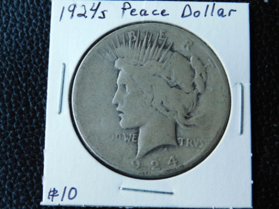 1924S PEACE DOLLAR