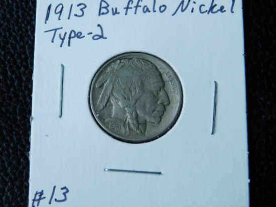 1913 TYPE-2 BUFFALO NICKEL XF