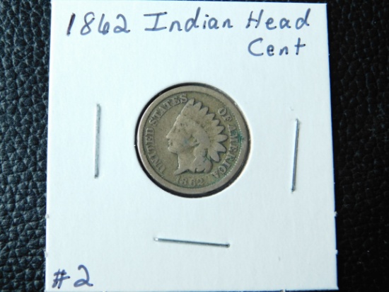 1862 INDIAN HEAD CENT G