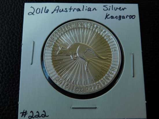 2016 AUSTRALIAN SILVER KANGAROO BU