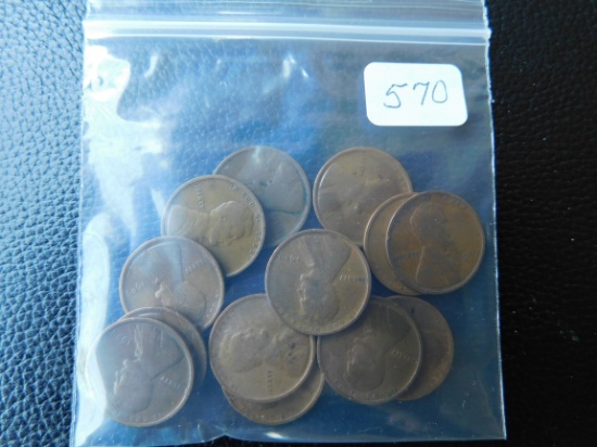 13-1909 LINCOLN CENTS