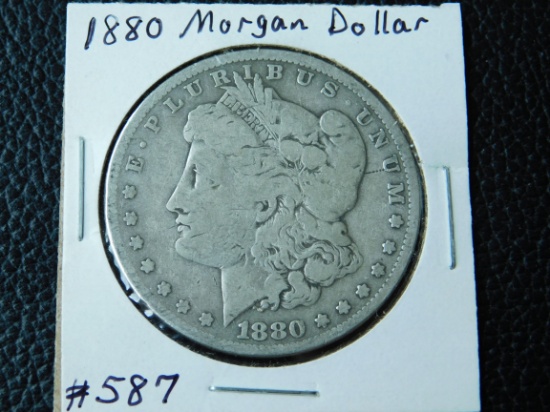 1880 MORGAN DOLLAR VG