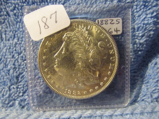 1882S MORGAN DOLLAR BU