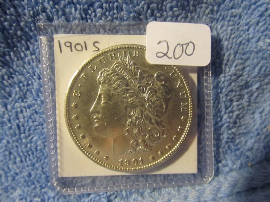 1901S MORGAN DOLLAR BU