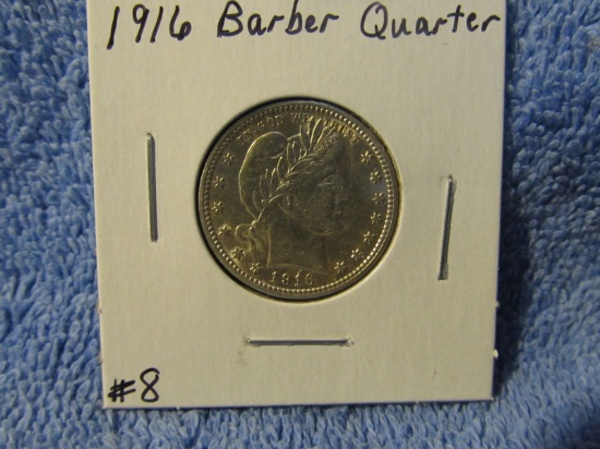 1916 BARBER QUARTER BU