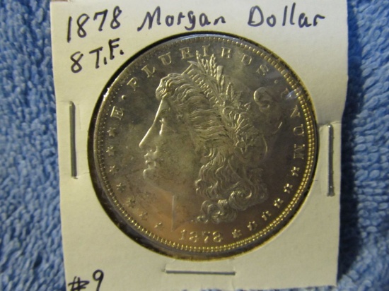 1878 8-T.F. MORGAN DOLLAR BU