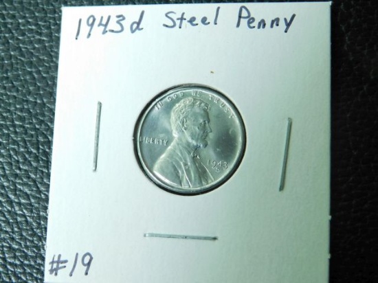 1943D LINCOLN CENT BU