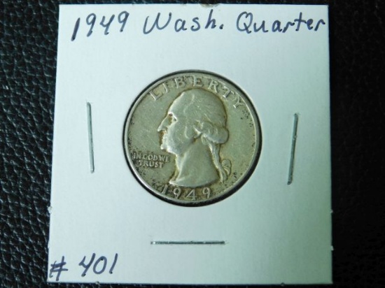 1949 WASHINGTON QUARTER (A BETTER DATE) AU