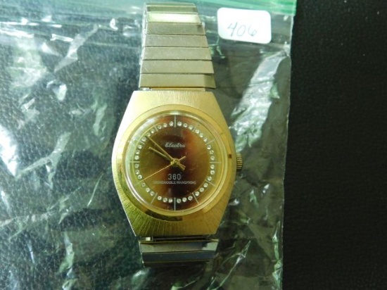 ELECTRA #360 WINDUP WATCH (WORKS)