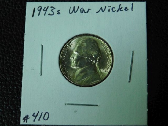 1943S JEFFERSON WAR NICKEL BU