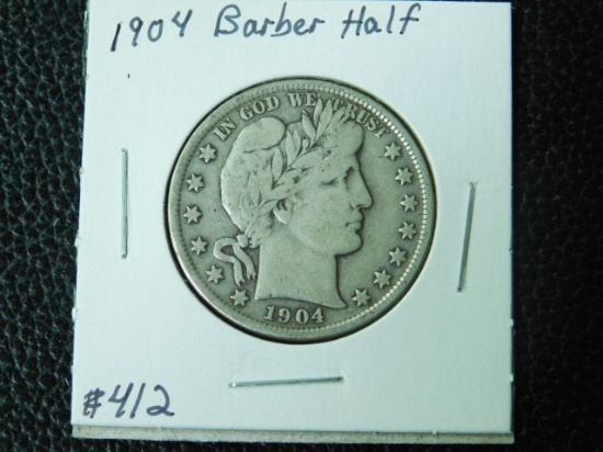 1904 BARBER HALF F