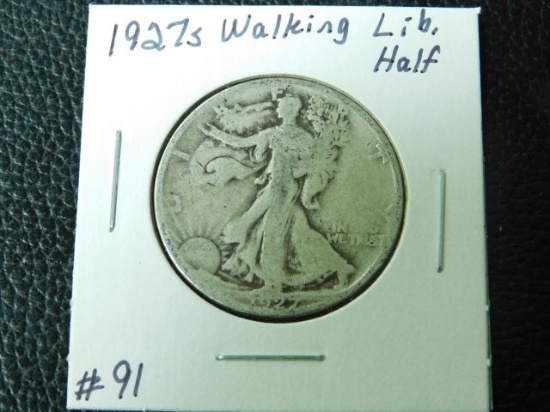 1927S WALKING LIBERTY HALF G