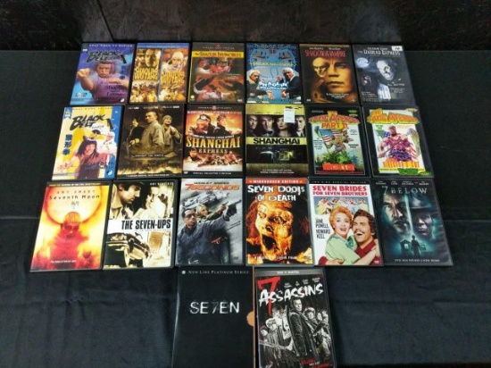 20 different used DVDs
