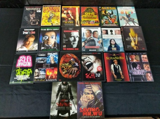 20 different DVDs