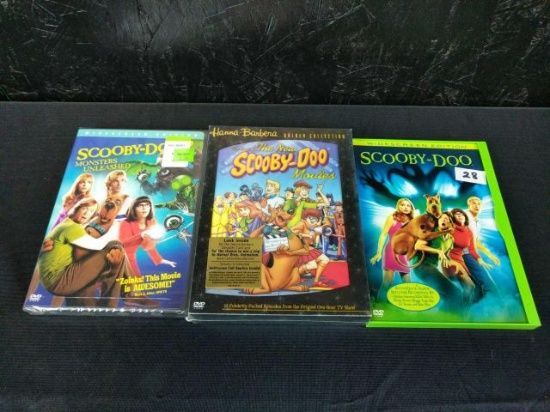 Three Scooby-Doo DVD movies
