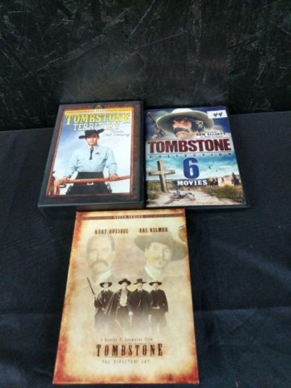 Tombstone collection of DVDs