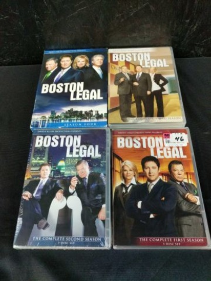 Boston Legal season 1-4 DVD