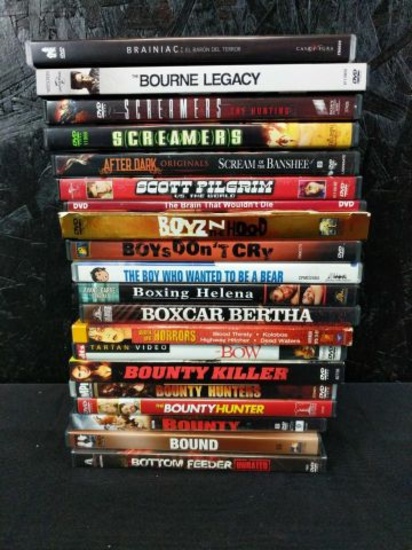 20 used DVDs