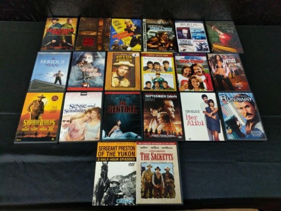 20 different DVDs