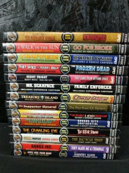14 double feature DVD collection