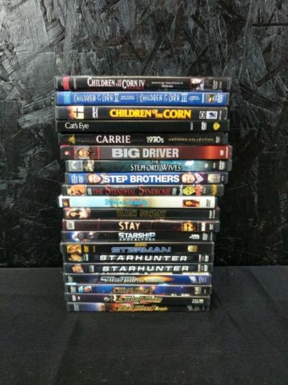 20 used DVDs