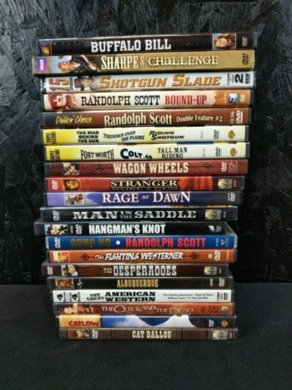 20 Western DVDs