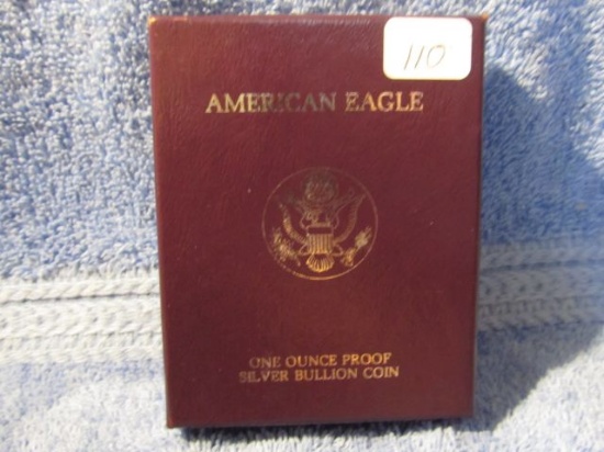 1988 PROOF U.S. SILVER EAGLE "RARE"