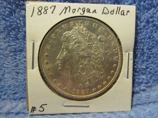 1887 MORGAN DOLLAR BU