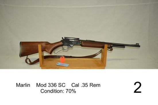 Marlin   Mod 336 SC    Cal .35 Rem    Condition: 70%