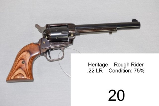 Heritage    Rough Rider    .22 LR    Condition: 75%