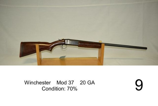 Winchester    Mod 37    20 GA    Condition: 70%