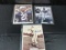 Football Hall of Fame Auto'd Photo Lot of 3