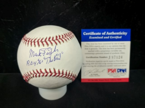 Mark Fidrych "The Bird" Signed OMLB Baseball PSA/DNA