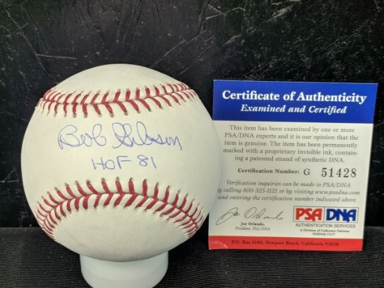 Bob Gibson Single Signed OMLB Baseball PSA/DNA