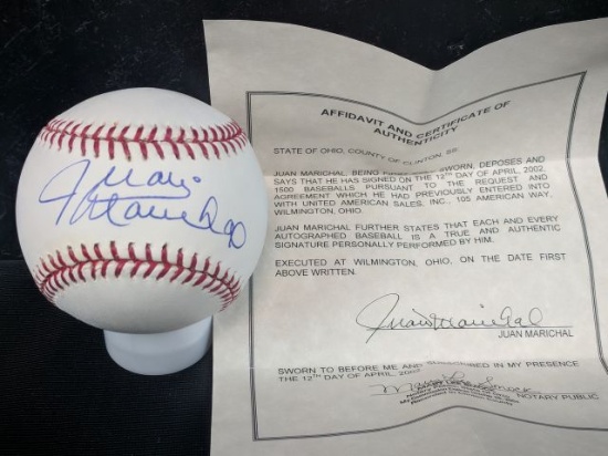 Juan Marichal Signed OMLB Baseball