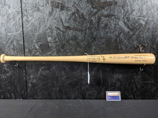 Willie McCovey Autographed Adirondack Baseball Bat